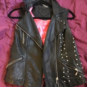 jcp faux leather jacket